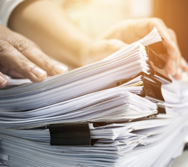 Stack of Paperwork
